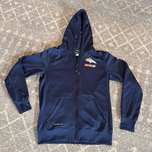 NFL Denver Broncos Full-Zip Hoodie Mens Size Medium